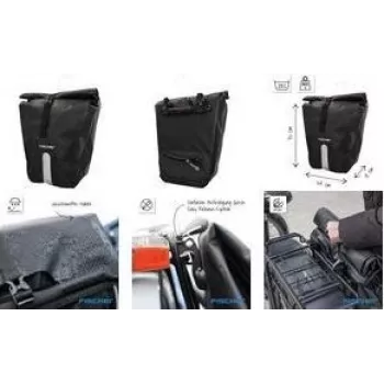 Sacoche de vélo étanche FISCHER PLUS Emendo avec coutures soudées et fixation sécurisée 115808