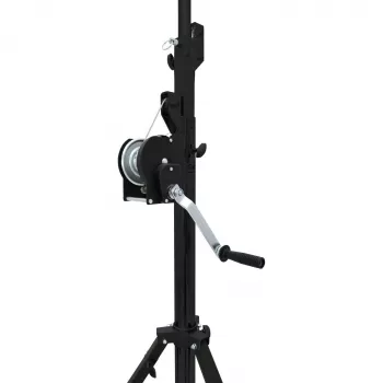 Pied d'éclairage à manivelle Eurolite STT-400/85, acier, charge 85 kg 59007041