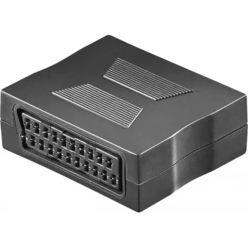 Adaptateur SCART Wentronic Goobay, SCART femelle vers SCART femelle, 21 broches, noir 50771