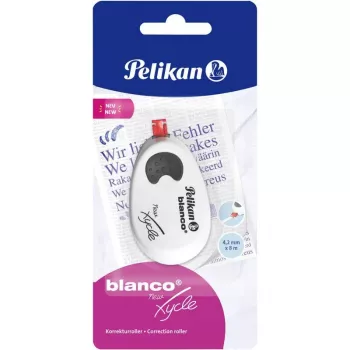 Rouleau correcteur Pelikan Xycle Blanco 4,2 mm x 8 m sans solvant, réinscriptible immédiatement, ergonomique – 1 pièce (300001140)