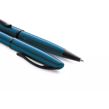 Stylo bille Pelikan Jazz Noble Elegance, métal aquamarin, mécanisme rotatif 300010131