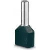 Embout double LAPP, 0,75 mm², 8 mm, partiellement isolé, gris, 500 pièces 61802000