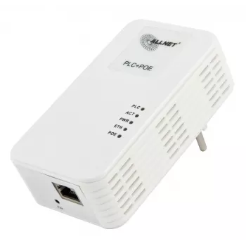 ALLNET ALL1681203-CH Powerline 1200 Mbps Gigabit PoE+ avec prise intégrée