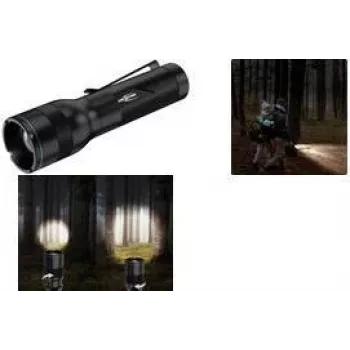 Lampe torche LED ANSMANN Adventure TA500BF, noire avec clip de ceinture, 470 lumens, focalisable, IPX4 1600-0762
