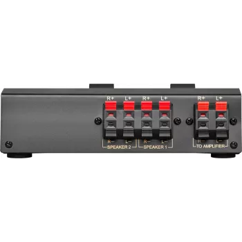 Wentronic Goobay sélecteur d'enceintes, noir - connecte jusqu'à 2 paires d'enceintes (60928)