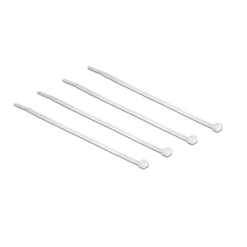 Attaches de câble Delock transparentes L 200 x l 3,6 mm 100 pièces (18606)