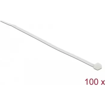Attaches de câble Delock transparentes L 200 x l 3,6 mm 100 pièces (18606)