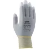 Gants de protection professionnels Uvex Unipur Carbon en nylon tricoté, taille 10, gris/noir, paume enduite PU, antistatiques 6055610