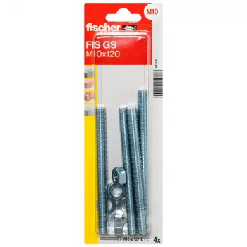 Ancre filetée Fischer FIS GS M10 x 120 K NV 120 mm, acier galvanisé, 1 pièce 503791