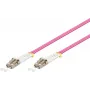 Câble patch fibre optique Wentronic 95938 LC vers LC multimode, rose
