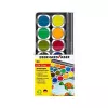 Boîte de peinture opaque Faber-Castell Eberhard Faber Winner, 24 couleurs lumineuses, couvercle transparent amovible servant de palette de mélange 578324