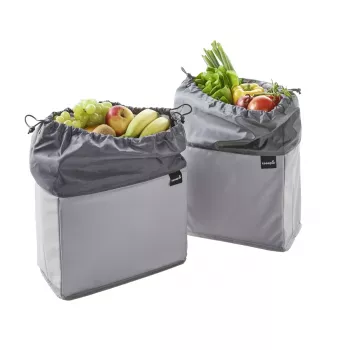 Sac à fruits et légumes keeeper neo, 13 litres, graphite, fermeture à cordon, gain de place 1429582600000