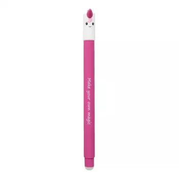 Stylo gel Faber-Castell Eberhard Faber Animal Erase it! Licorne 0,7 mm bleu, rechargeable, effaçable (1 pièce) 582111