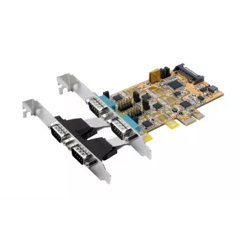 Carte série PCIe 4 ports RS-232/422/485 EXSYS EX-45034 (FTDI)