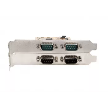 Carte série PCIe 4 ports RS-232/422/485 EXSYS EX-45034 (FTDI)