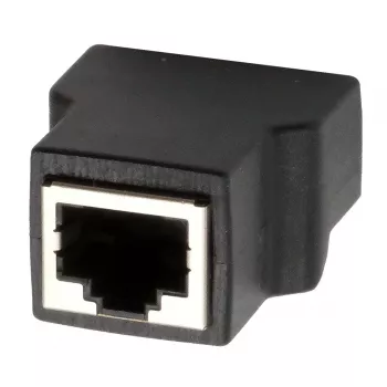 Adaptateur EXSYS EX-49112 femelle RJ45 vers bornier 8 broches avec bouton-poussoir, CAT.5e