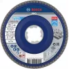 Disque à lamelles Bosch X-LOCK 115 mm G 60 pour métal, coudé, X571 Best for Metal 2608621763