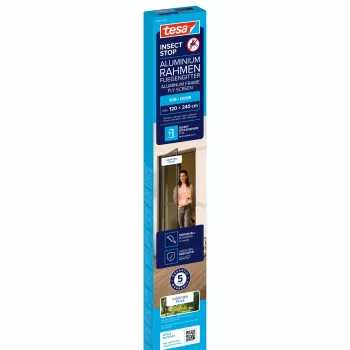 Porte moustiquaire tesa Insect Stop anthracite 1,2 x 2,4 m 55197-00101-00
