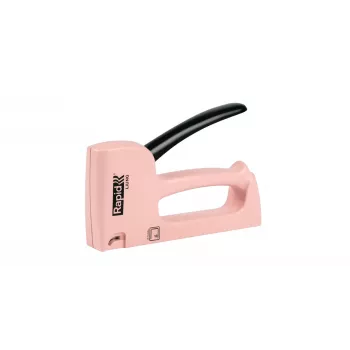 Agrafeuse manuelle Rapid R13 Ljung pour agrafes fil fin type 13 4-10 mm, boîtier en plastique recyclé, mécanisme tout acier, rose (5001621)