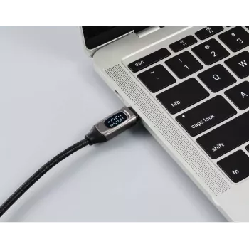 Câble USB-C vers USB-C 2.0 Renkforce, 2 m, argent (métallique) RF-6249498