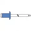 Rivet aveugle GESIPA acier/acier 4x8mm tête bombée plage de serrage 2,5-4,5mm (6310443)