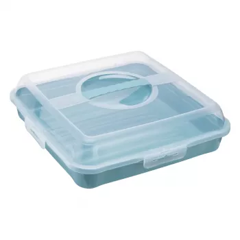 Porte-gâteau et Party Butler keeeper enrico, Nordic Blue, plateau amovible, poignée ergonomique 1066468000000