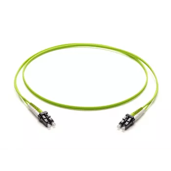 Câble de raccordement fibre optique Corning F050502V2Z20001M 2x2,0 mm, vert citron