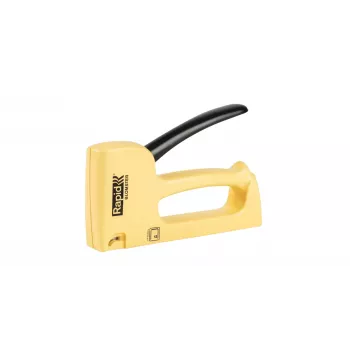 Agrafeuse manuelle Rapid R13 Blomster pour agrafes fil fin type 13 4-10 mm, boîtier en plastique recyclé, mécanisme tout acier, jaune (5001620)
