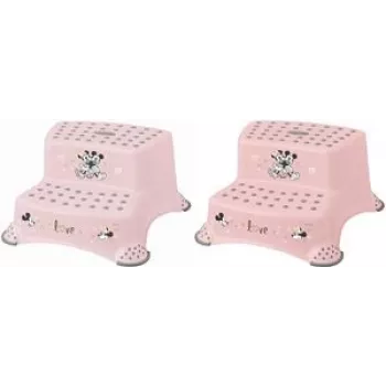 Marchepied enfant keeeper kids Igor Minnie, Nordic Pink avec impression, charge admissible 120 kg, pieds antidérapants, 1 pièce 1003258124700