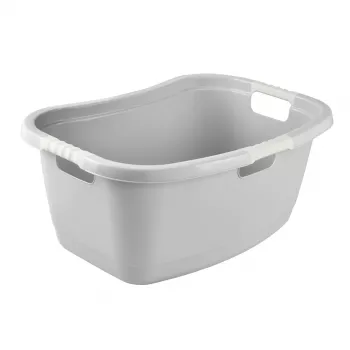 Bac à linge keeeper Janne, Nordic-Grey, 38 L, forme réniforme, poignées Soft-Touch 1078313000000