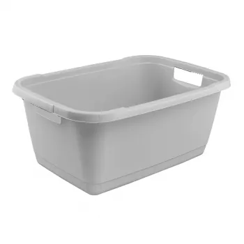 Bac à linge keeeper Aenna, 45 L, Nordic Grey, 650 mm, 2 poignées, PP 1078613000000