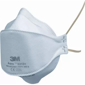 Masque respiratoire à particules 3M Aura 9332+BV FFP3 NR D avec soupape Cool Flow, blanc, 1 pièce 7000089312