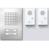 Siedle SET CLAB 850-2 E/W ensemble audio Classic acier inoxydable/blanc 210010046-00