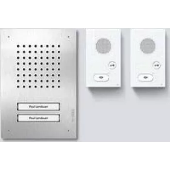 Siedle SET CLAB 850-2 E/W ensemble audio Classic acier inoxydable/blanc 210010046-00