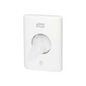 Tork 566000 Bin Liner Holder, Indoor, White