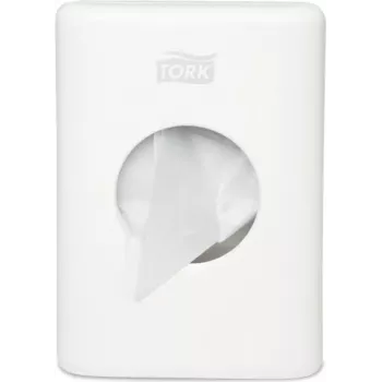 Tork 566000 Bin Liner Holder, Indoor, White