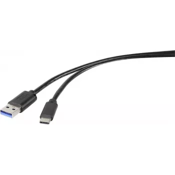 Renkforce RF-4599658 câble USB 3.2 Gen 1, USB-A vers USB-C, 0,5 m, noir