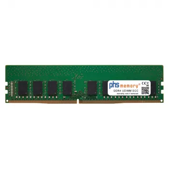 PHS-memory 8 Go DDR4 ECC UDIMM 2400MHz PC4-19200E RAM pour Aquado Silent Server AQ-E3-RC-V6 (SP579236)