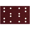 Feuilles abrasives auto-agrippantes Metabo 80 x 133 mm, grain P120, aspiration 16 trous, lot de 50 (SRA) 635194000