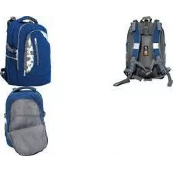 Sac à dos scolaire Faber-Castell Eberhard Faber X-Style, Denim Blue, 28 L, pour enfants et adolescents de 9 à 16 ans, polyester 577636