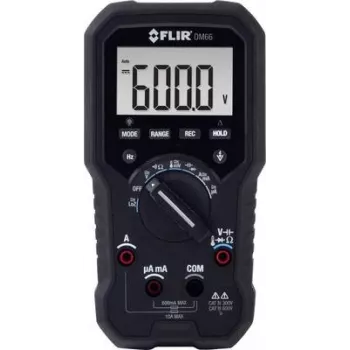 Multimètre numérique FLIR DM66 CAT IV 300 V, CAT III 600 V, True RMS, 6000 counts