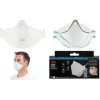 Masque respiratoire FFP2 3M Aura 9320+ sans soupape expiratoire, masque plié 3 panneaux, blanc, lot de 1 9320-5