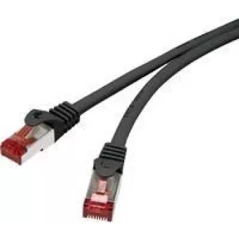 Câble patch Cat6 S/FTP Renkforce RF-4979742, RJ45, 3 m, noir