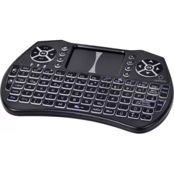 Renkforce RF-MWK-103 clavier sans fil avec touchpad intégré, QWERTZ allemand, noir RF-7481488