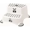 Marchepied 2 marches keeeper kids Igor Panda, blanc avec impression panda, charge 120 kg, pieds antidérapants 1003110024100