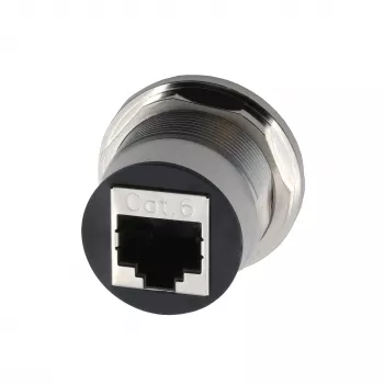 Adaptateur RJ45 à montage sur panneau en métal EXSYS EX-49196, femelle vers femelle