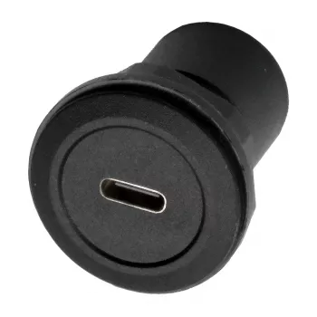 Adaptateur à montage sur panneau EXSYS EX-49214 USB-C femelle vers USB-C femelle, USB 3.2 Gen 1