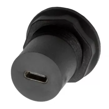 Adaptateur à montage sur panneau EXSYS EX-49214 USB-C femelle vers USB-C femelle, USB 3.2 Gen 1
