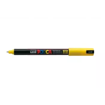 Marqueur peinture POSCA PC-1MR jaune 0,7 mm pointe ronde ultra-fine encre pigmentaire à base d'eau imperméable inodore 1 pièce PC1MR J