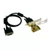 Carte adaptateur série PCI Express x1 2 ports RS232 EXSYS EX-1095